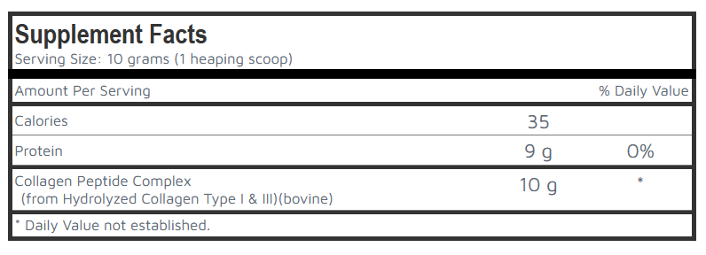 Hydrolyzed Collagen Peptides - Protein Powder - Image 2