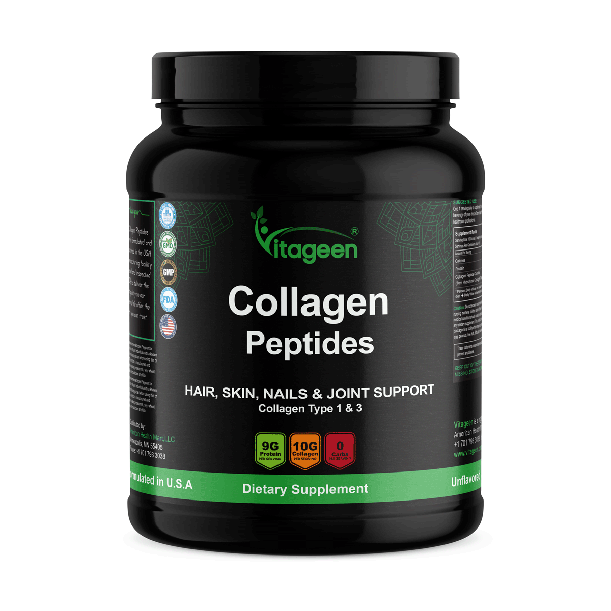 Hydrolyzed Collagen Peptides - Protein Powder