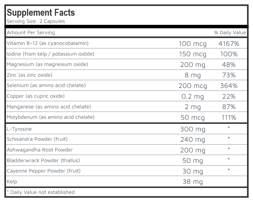 Thyroid Support - Special Formulations - Capsules - Image 2