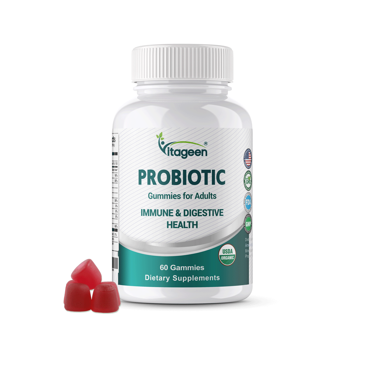 Organic Probiotic Gummy for Adults